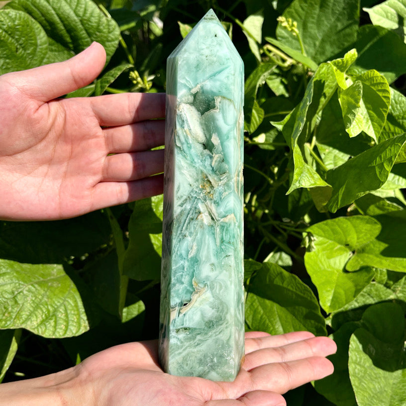 8.5″+ Chrysoprase Tower