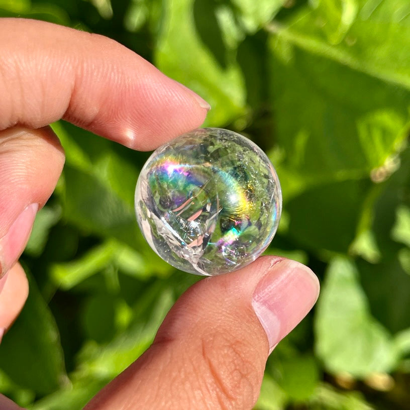 Rainbow Quartz Sphere