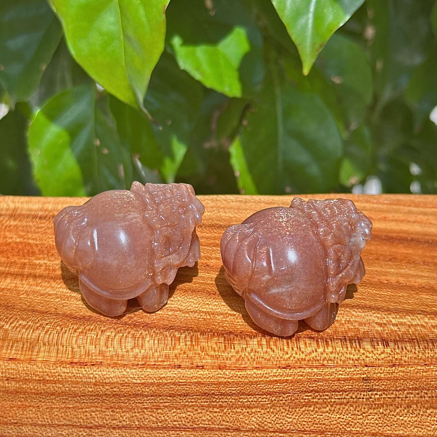 Golden Sunstone Dragon Turtle Carving