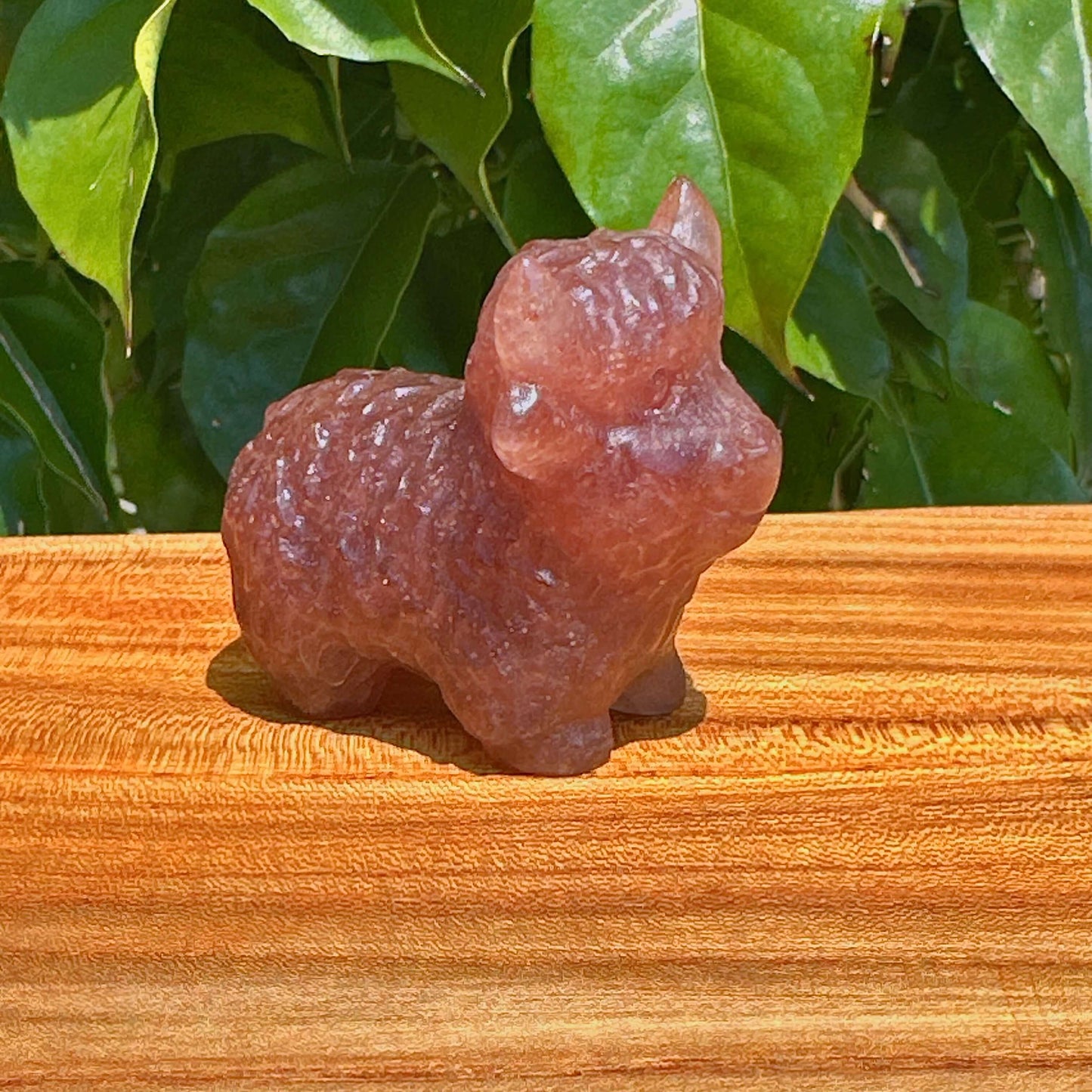 Crystal Highland Cattle Carving