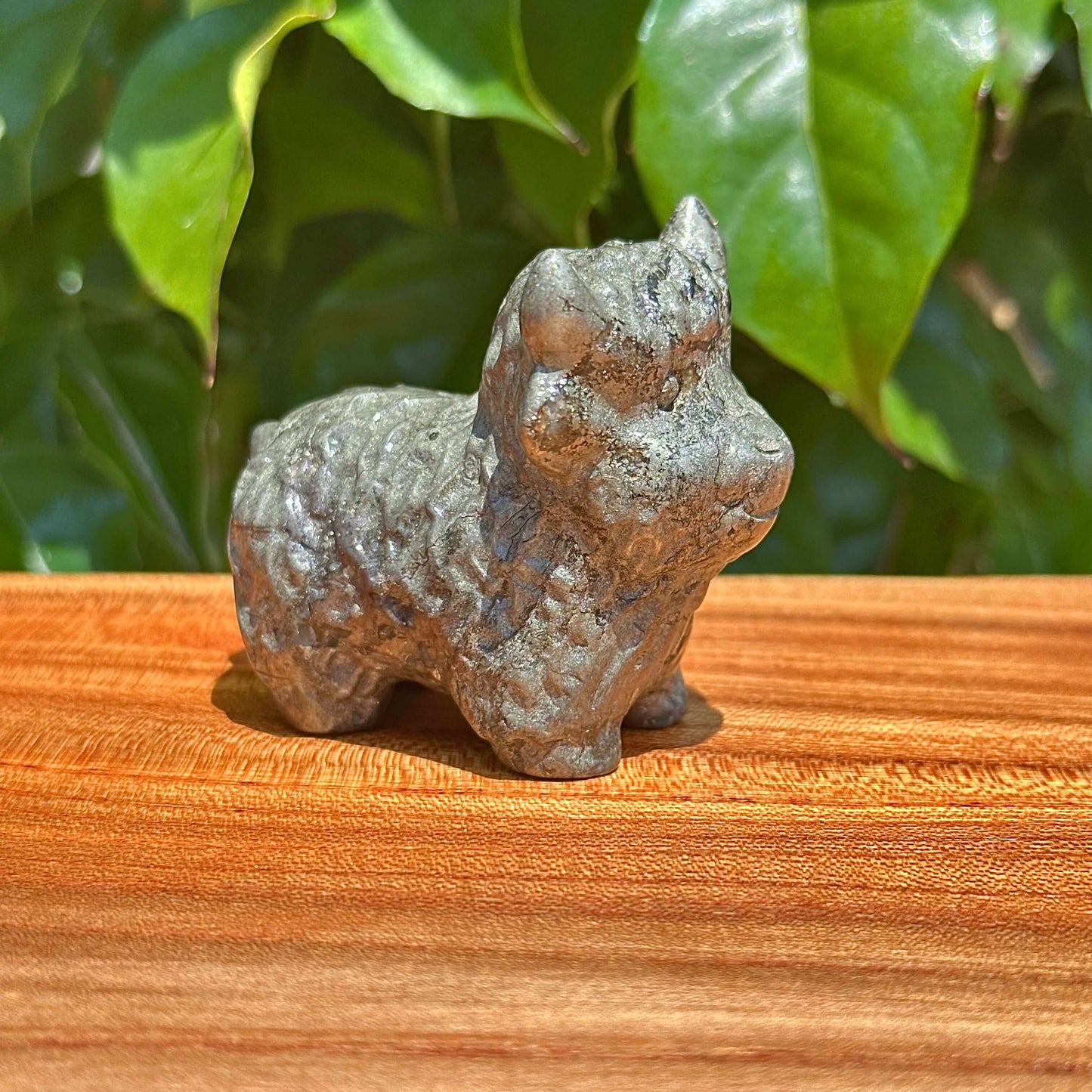 Crystal Highland Cattle Carving