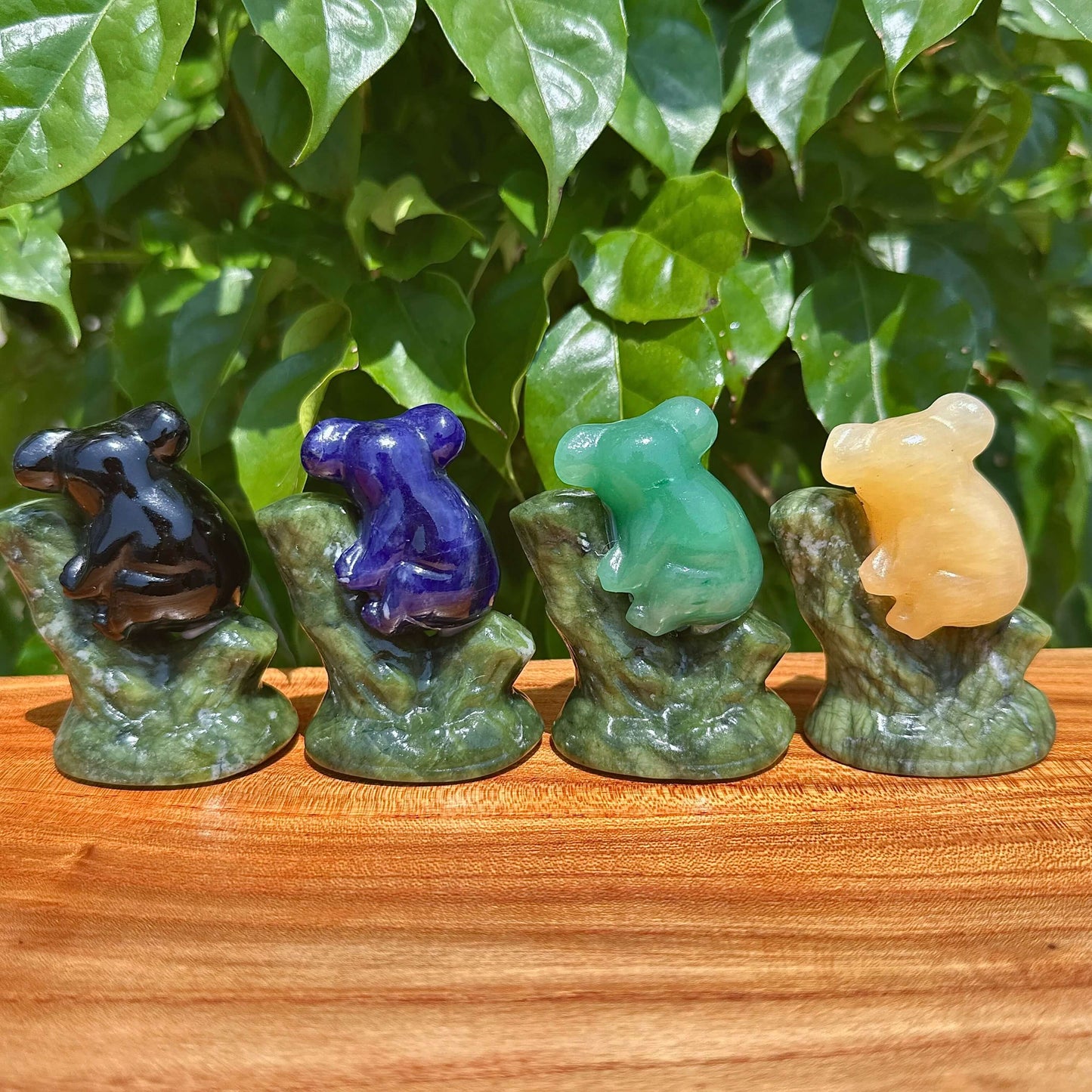 Crystal Climbing Koala Carving