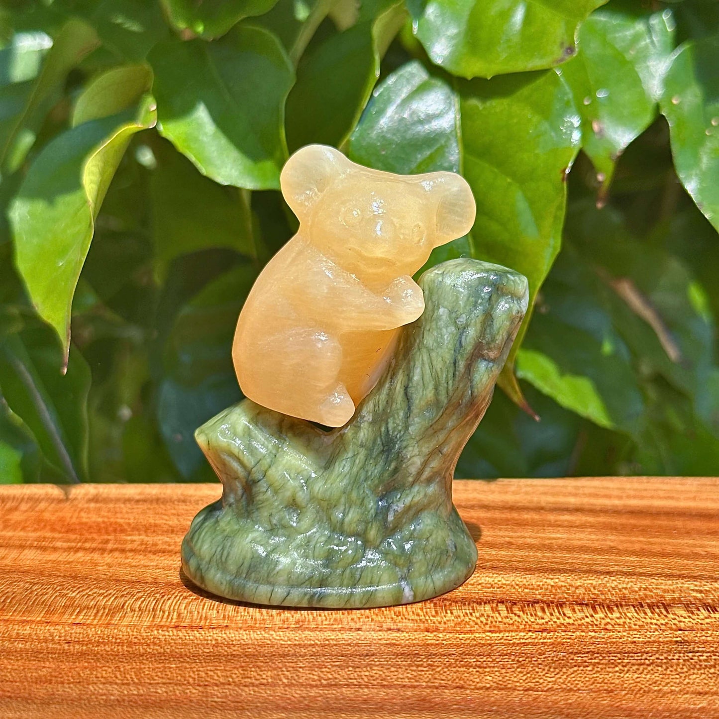 Crystal Climbing Koala Carving