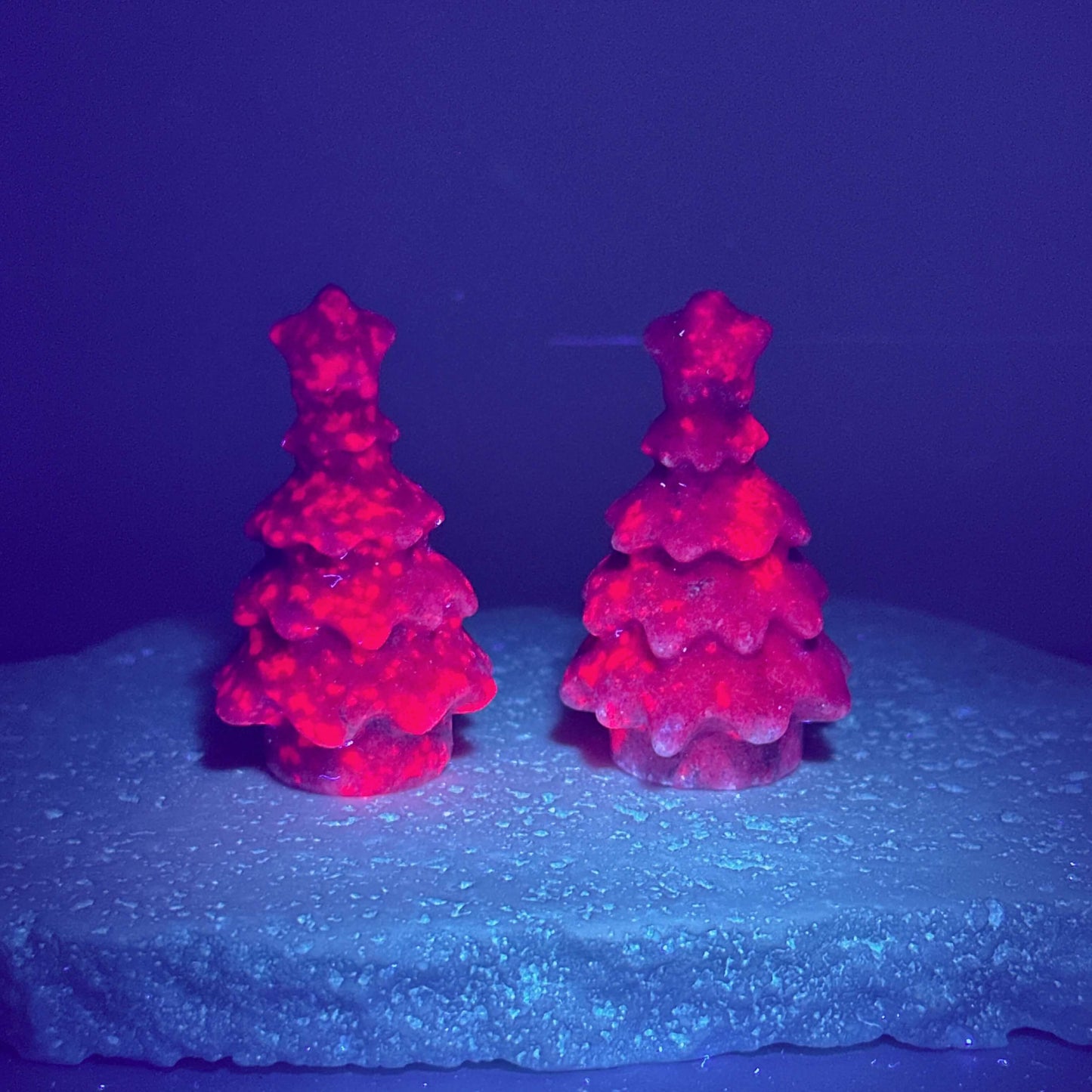Ruby In Kyanite Christmas Tree Carving