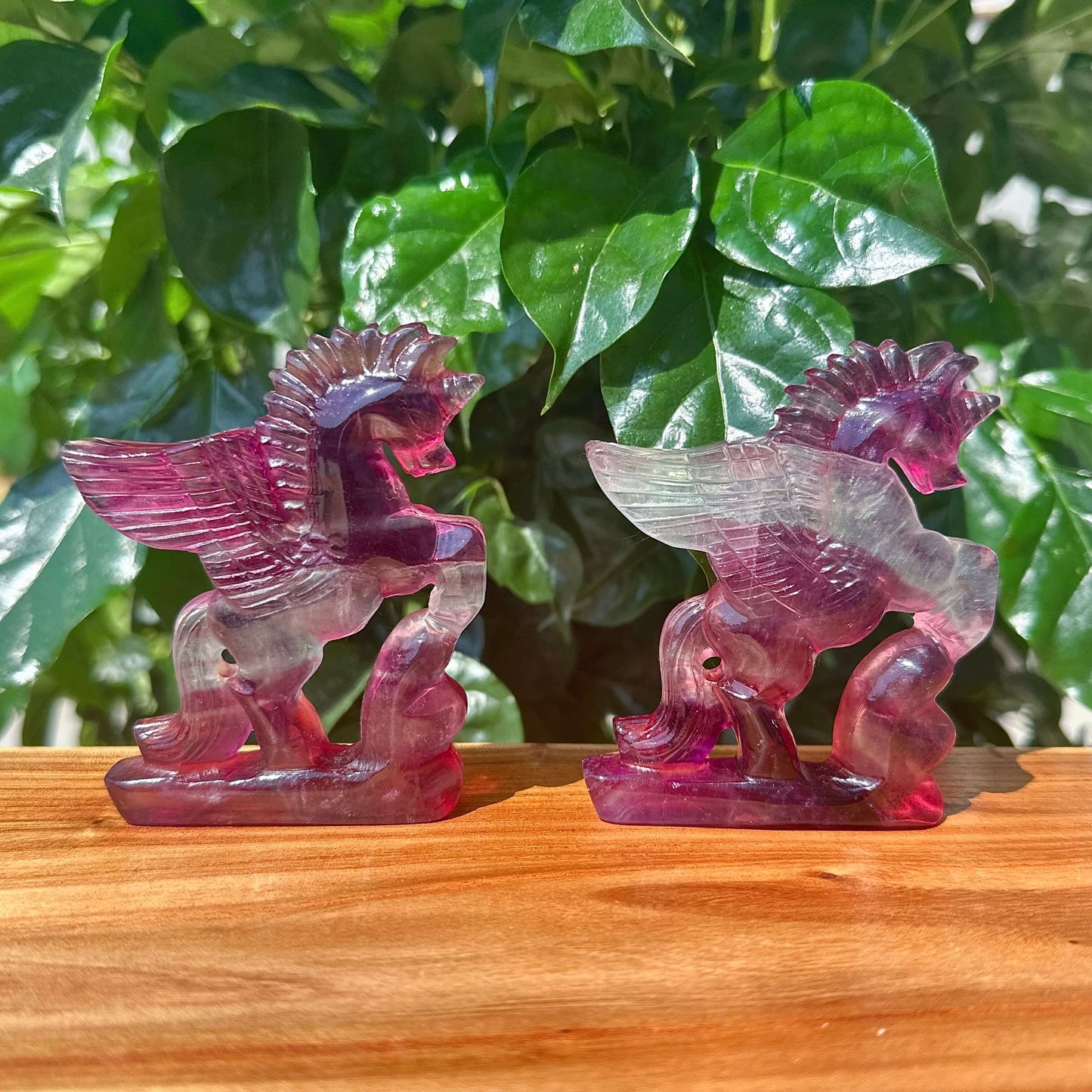 Candy Fluorite Unicorn Carving