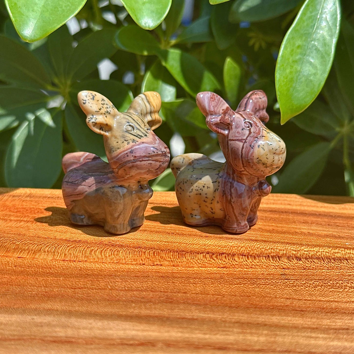 Picture Jasper Deer Carving