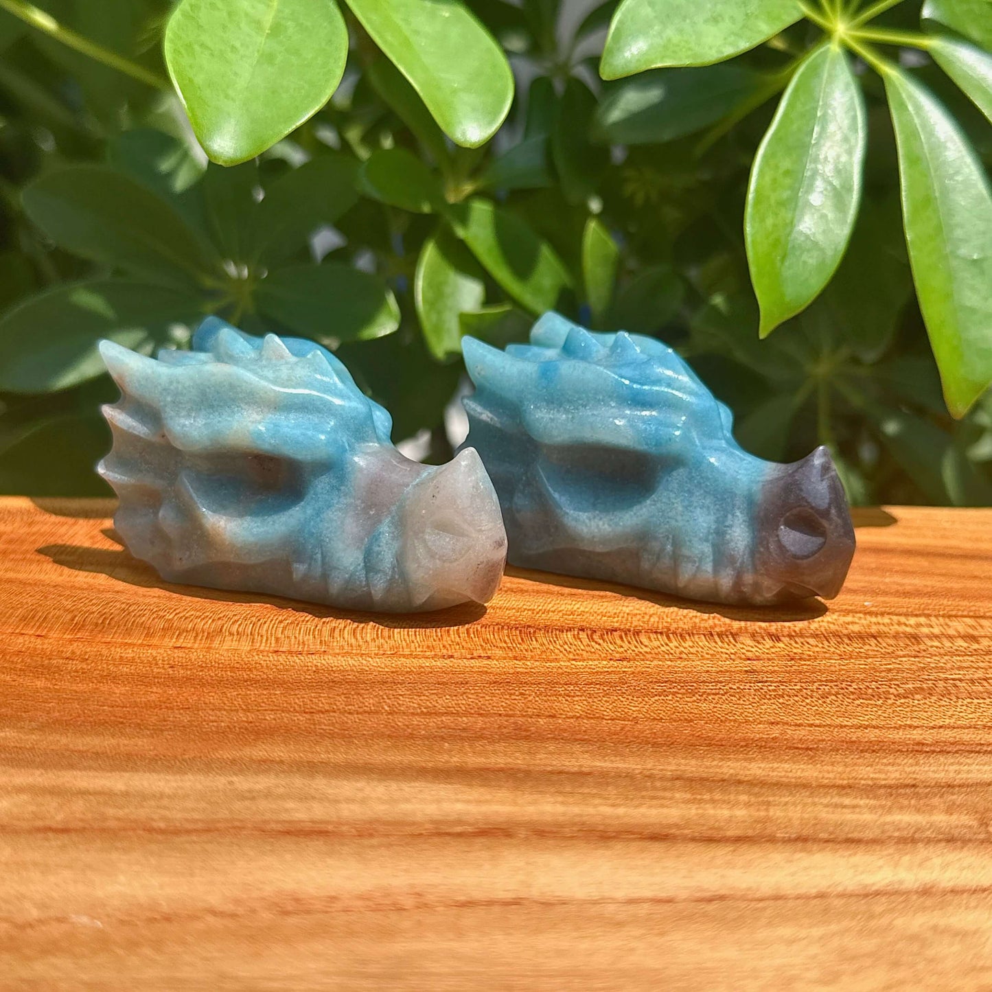 Trolleite Dragon Head Carving