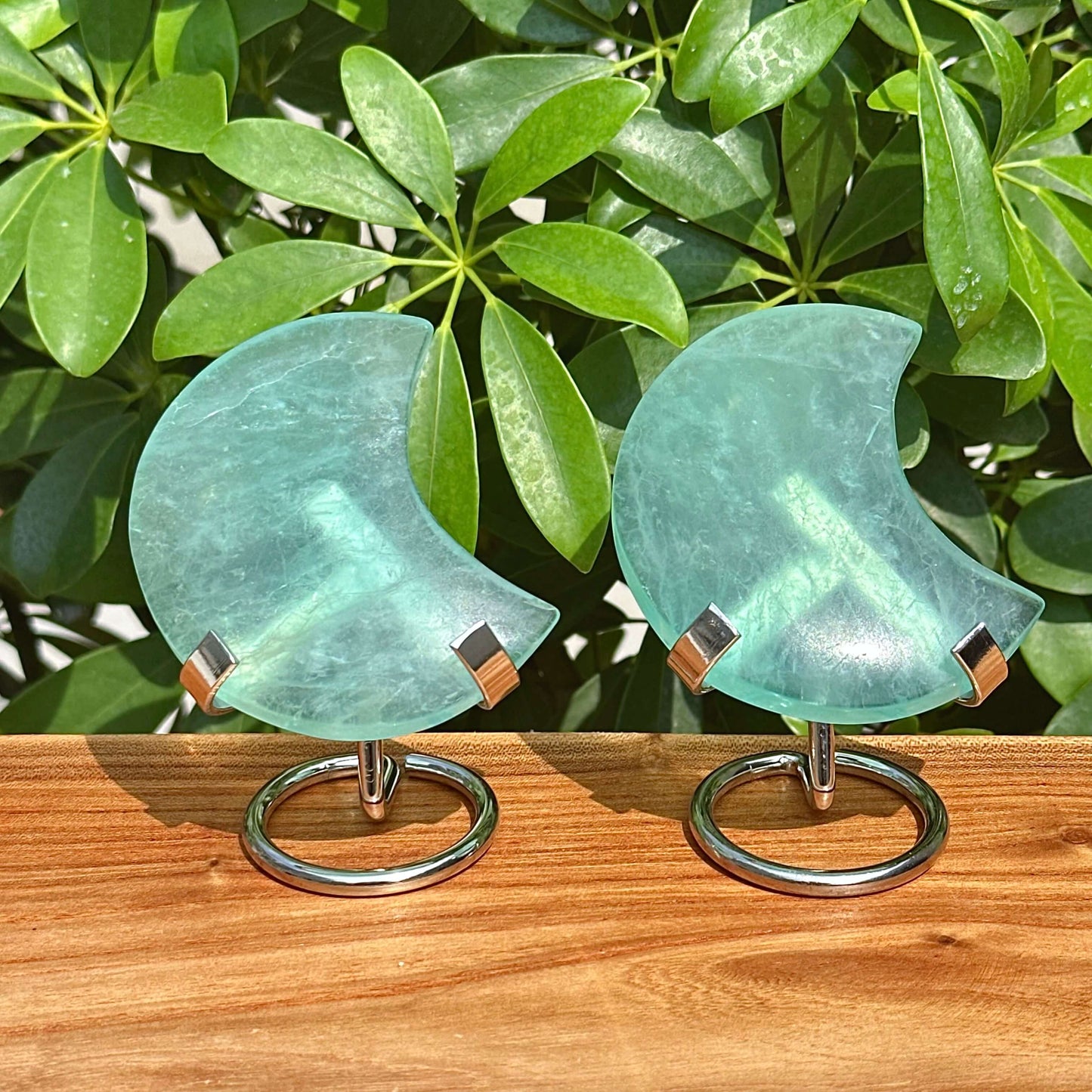 Fluorite Moon Carving