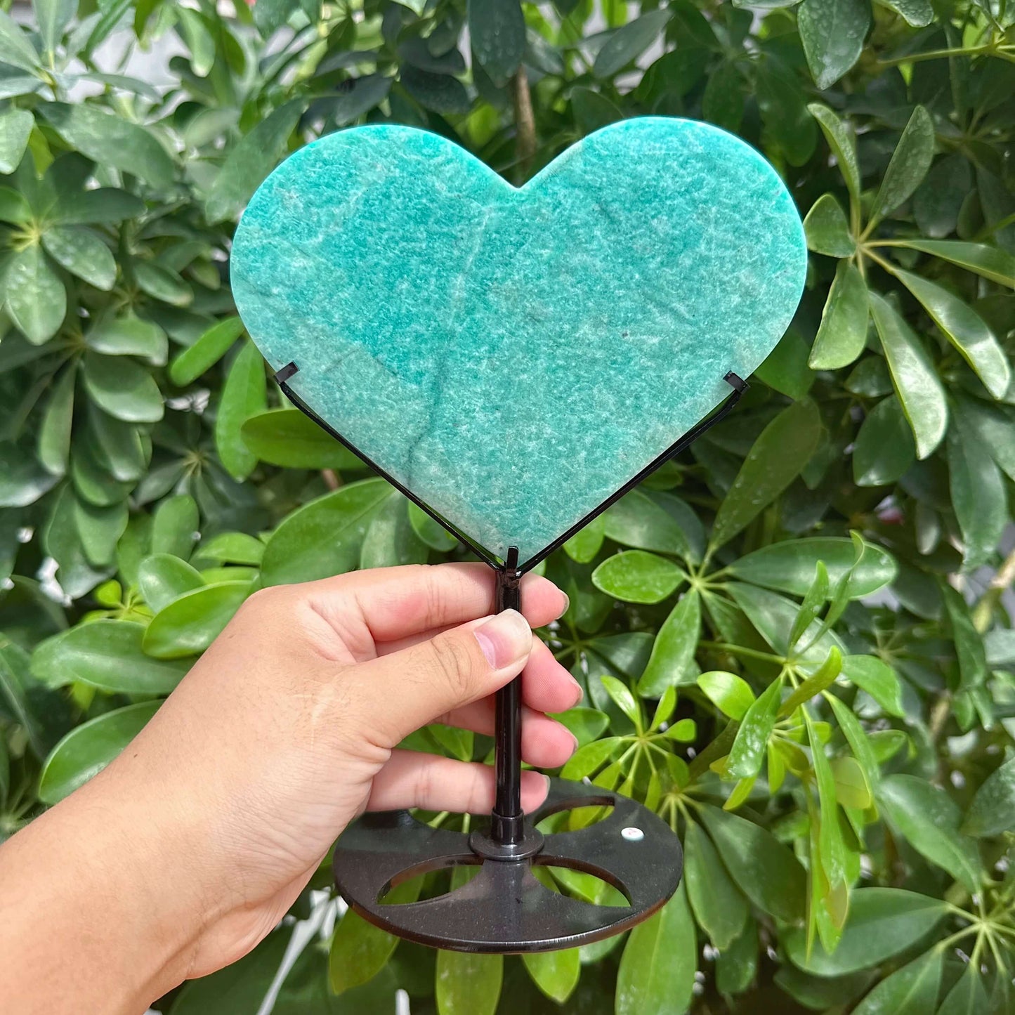 Amazonite Heart Ornament