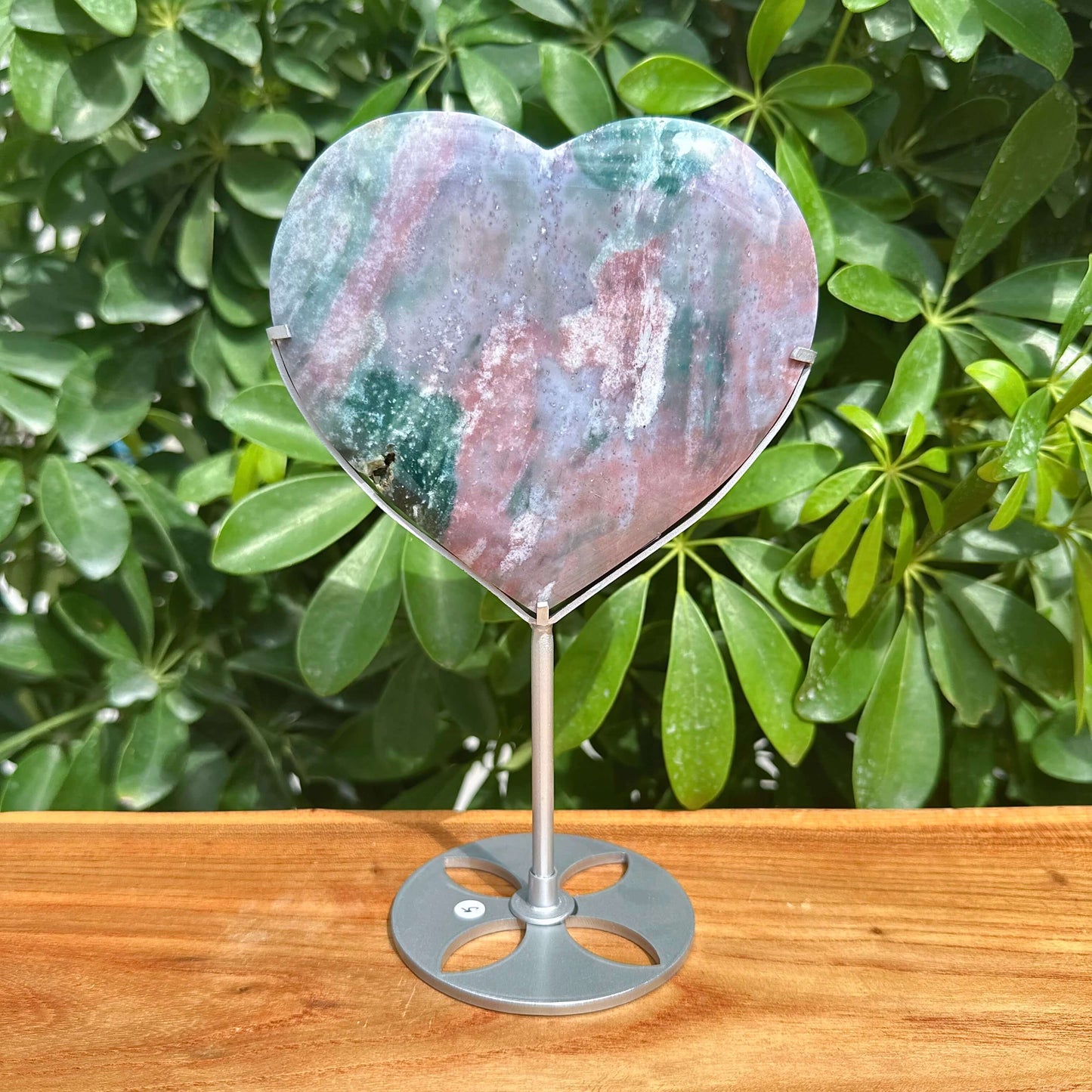 Ocean Jasper Heart Ornament