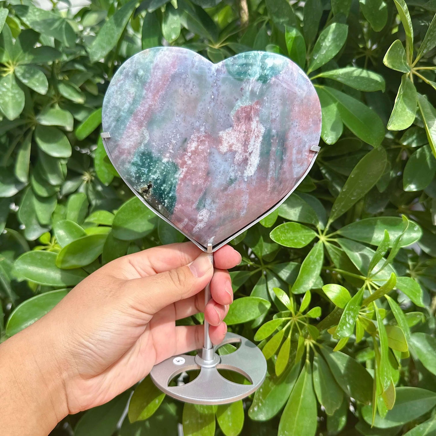Ocean Jasper Heart Ornament