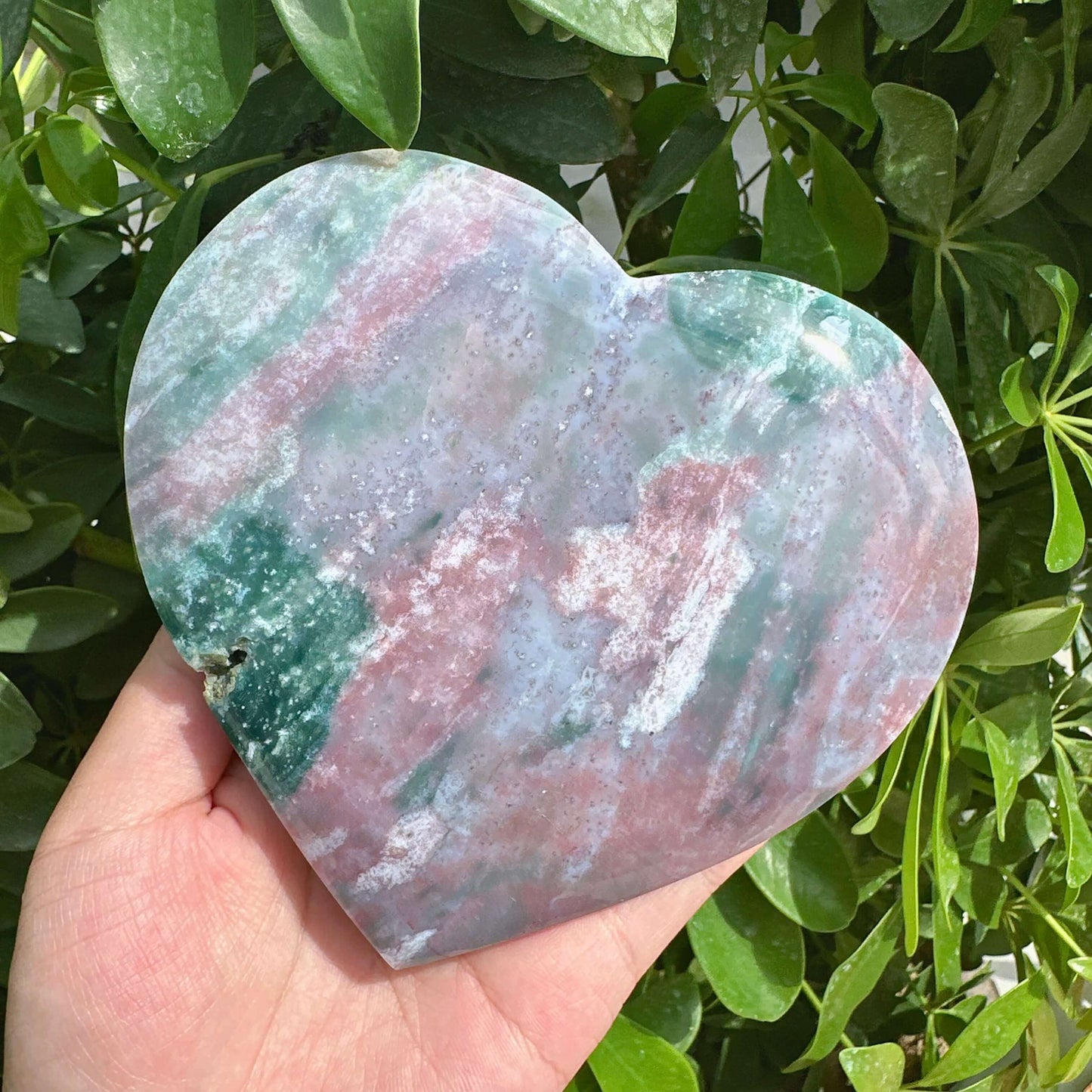 Ocean Jasper Heart Ornament