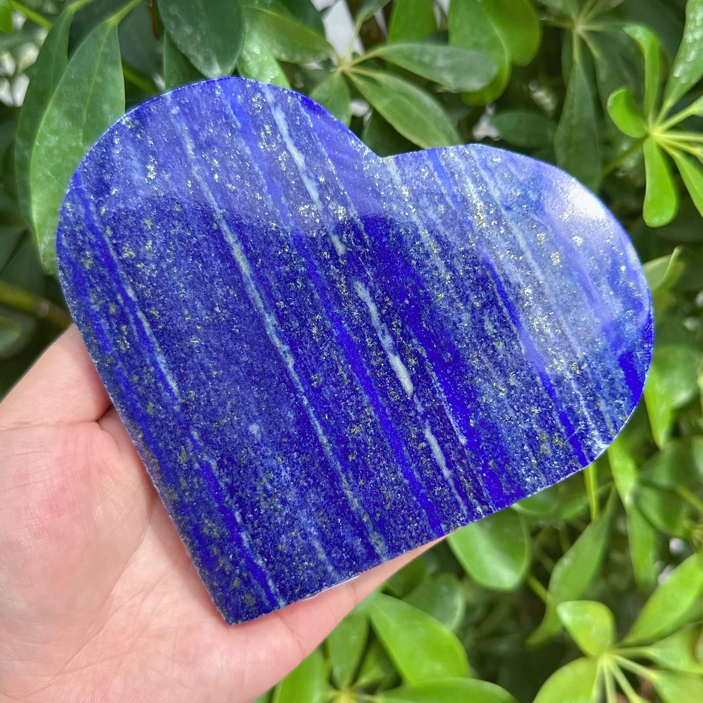 Lapiz Lazuli Heart Ornament