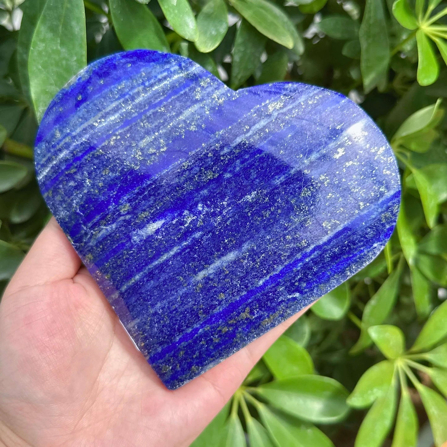 Lapiz Lazuli Heart Ornament