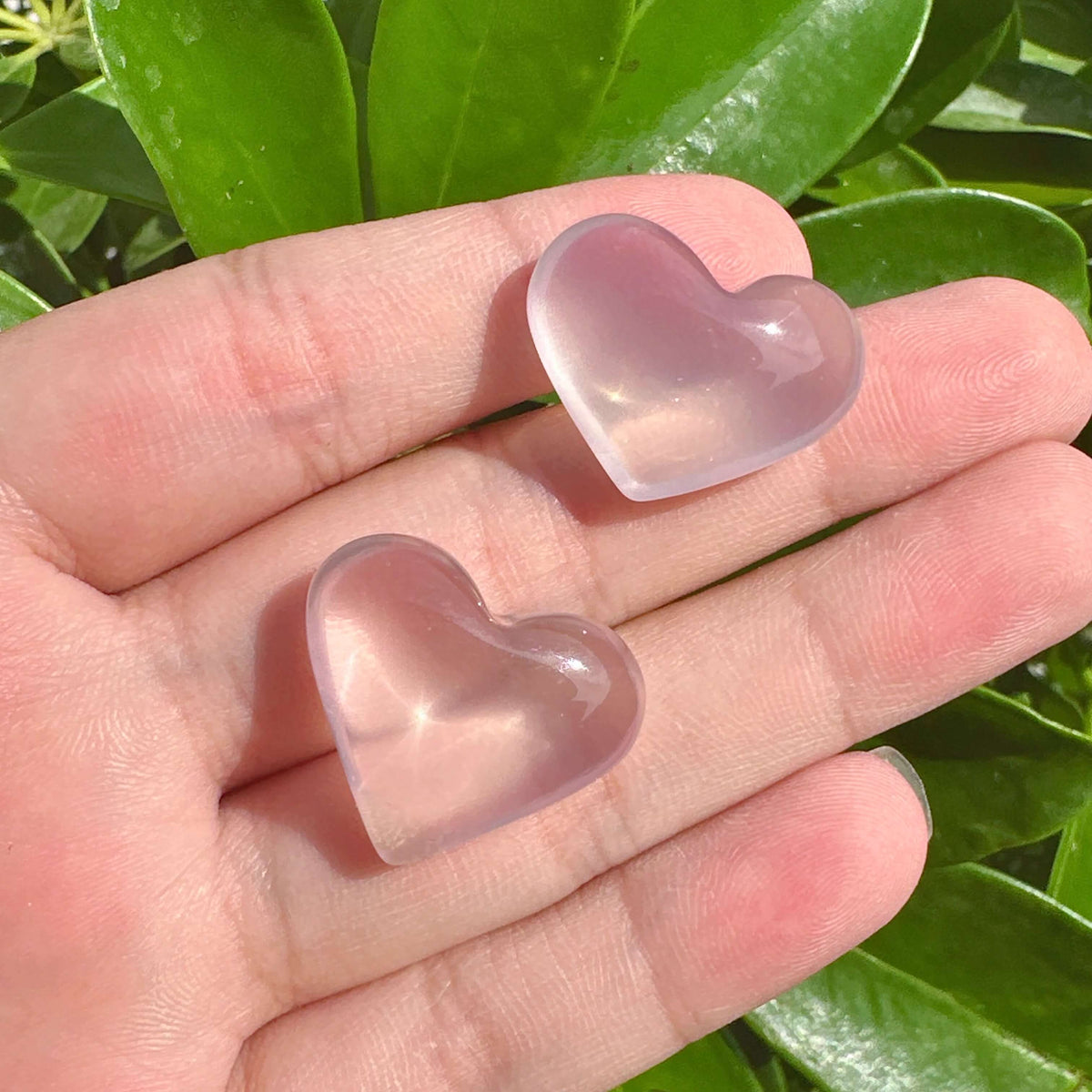 Rose Quartz Mini Heart