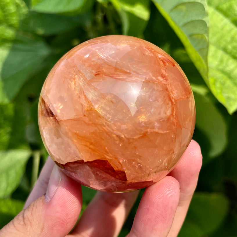 Fire Quartz Sphere