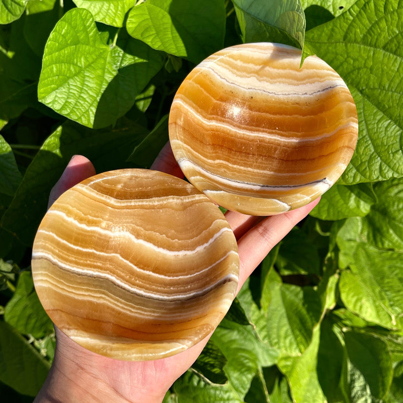 Yellow Calcite Bowl