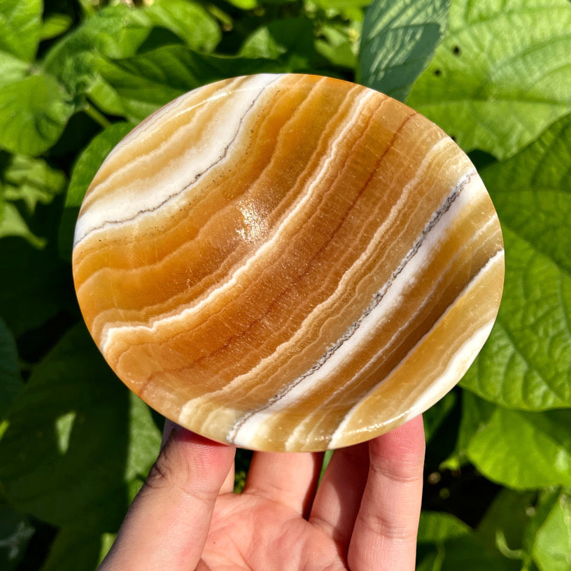 Yellow Calcite Bowl