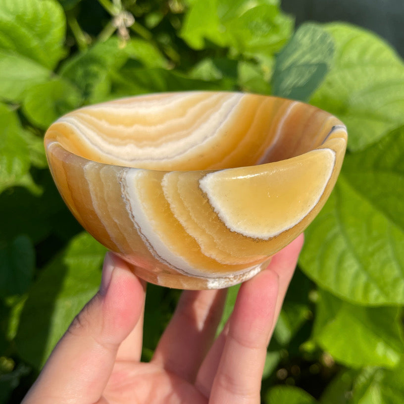 Yellow Calcite Bowl