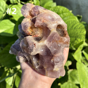 Amethyst Cluster Skull 1PC