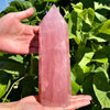 9″+ Rose Quartz Tower