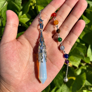 7 Chakra Crystal Pendulum