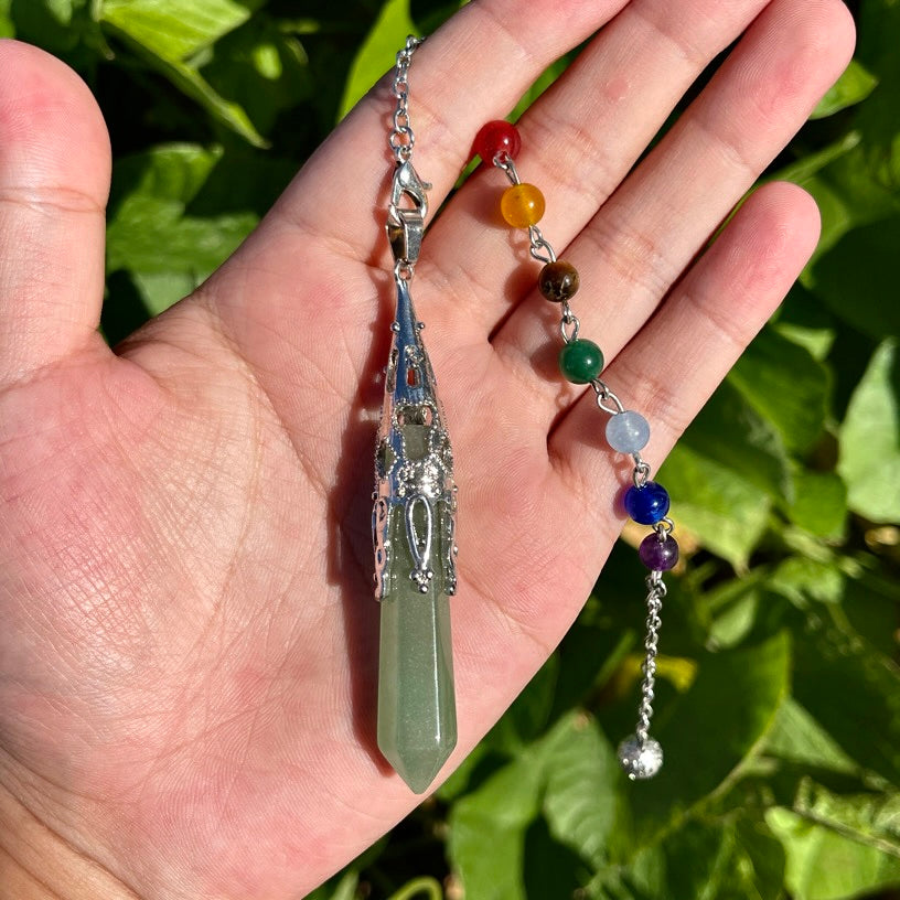 7 Chakra Crystal Pendulum