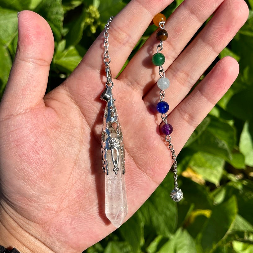 7 Chakra Crystal Pendulum