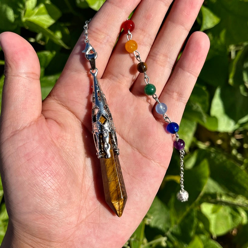 7 Chakra Crystal Pendulum