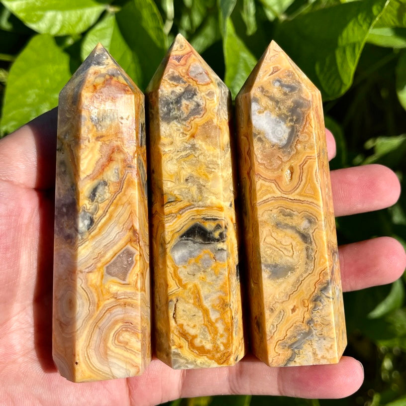 Crazy Lace Agate Tower