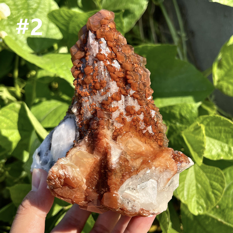 Red Calcite Specimen