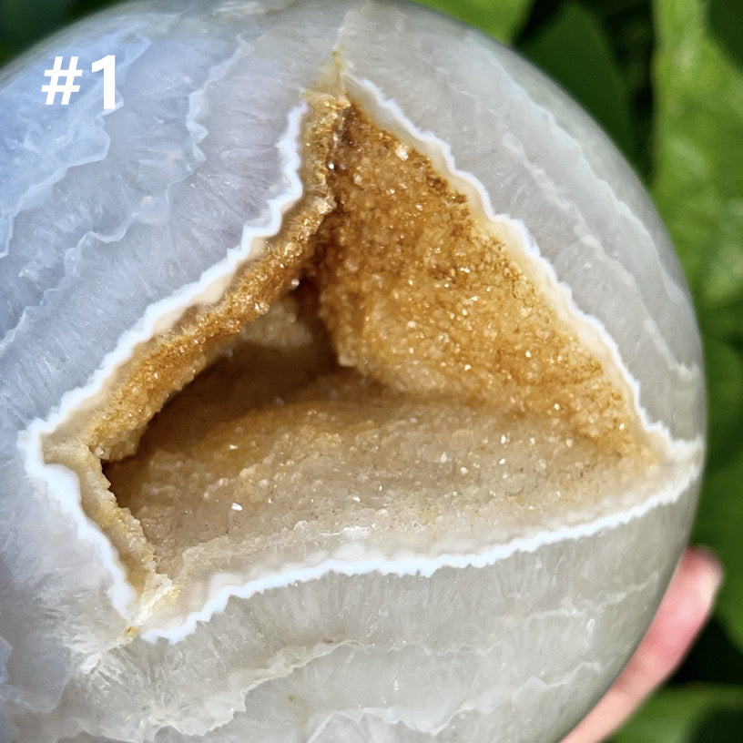 Geode Agate Sphere