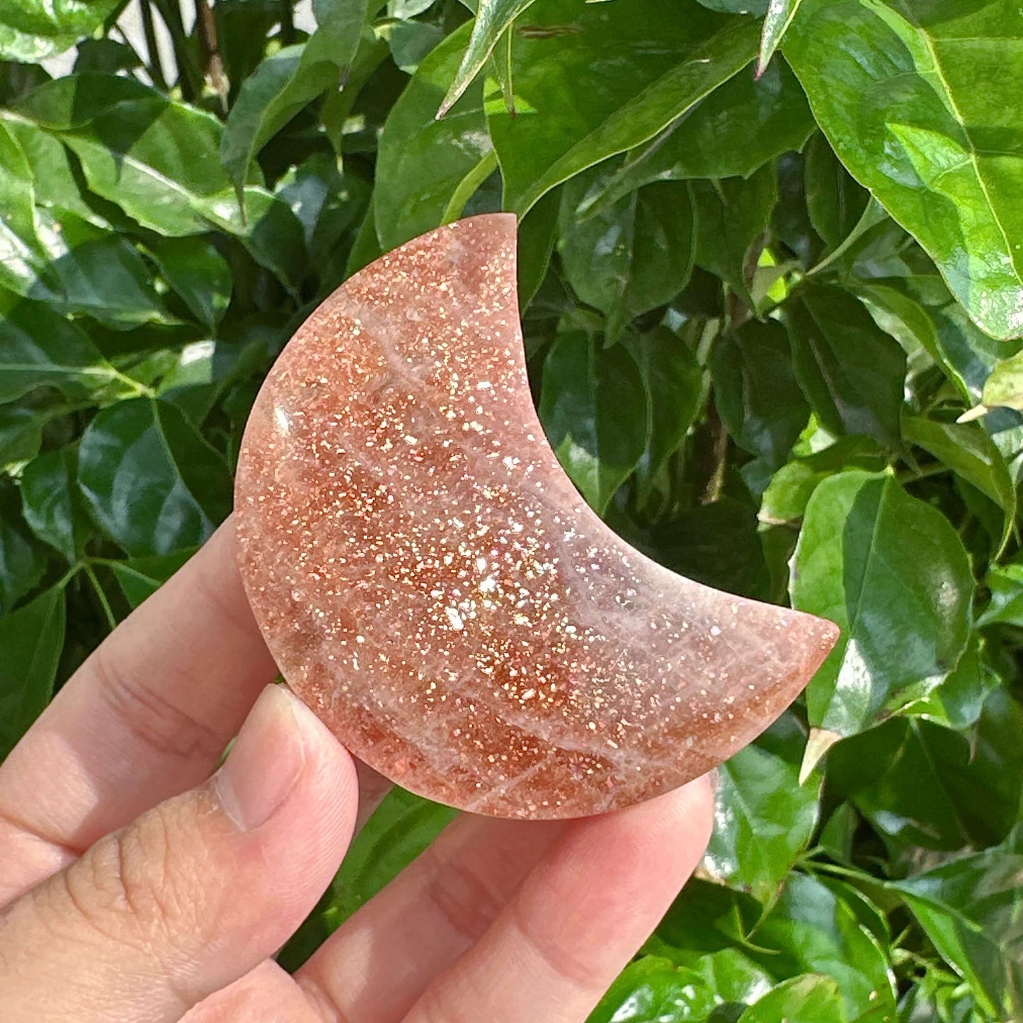 Golden Sunstone Moon