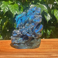 Labradorite Landscape Carving