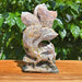 8th Vein Ocean Jasper Nine-tailed Fox Carving