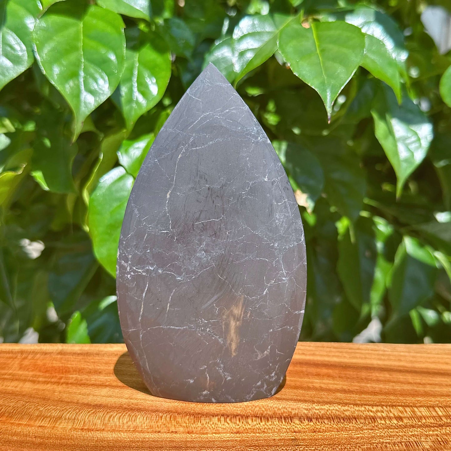Shungite Teardrop Ornament