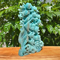 Amazonite Underwater World Carving