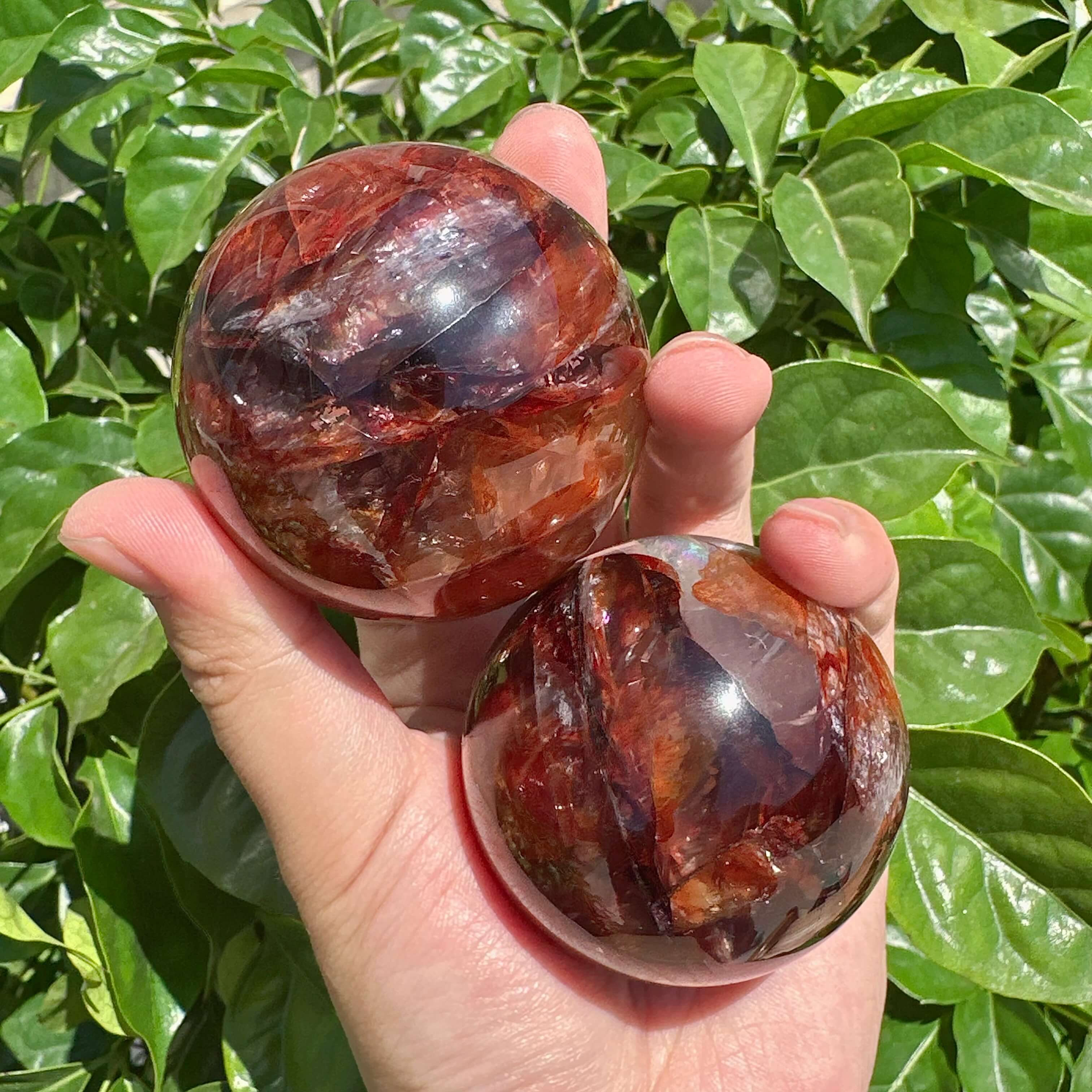 Fire Quartz Sphere