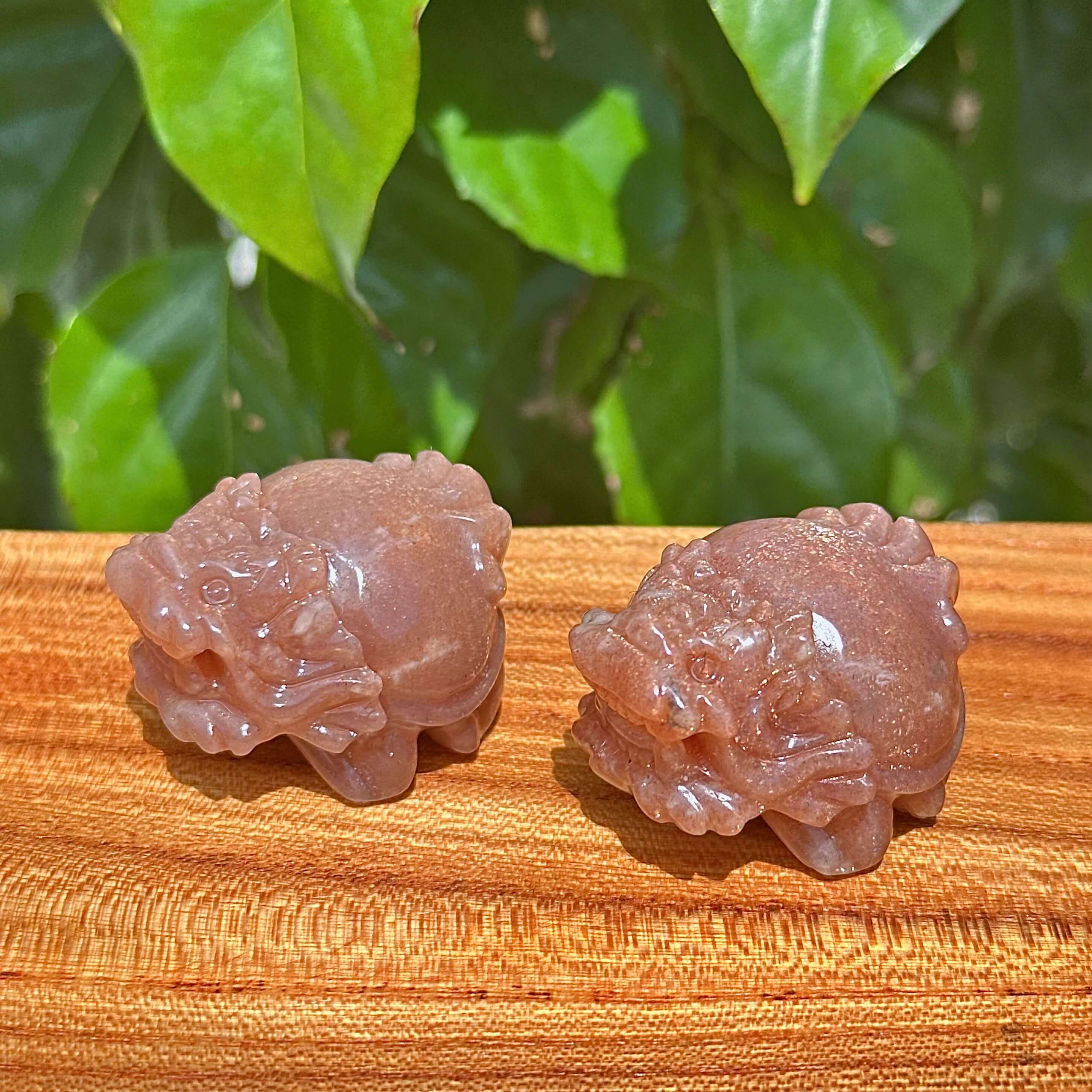 Golden Sunstone Dragon Turtle Carving