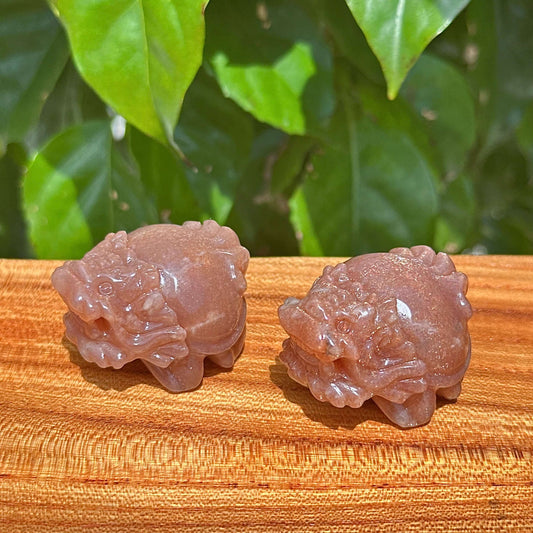 Golden Sunstone Dragon Turtle Carving