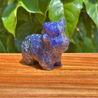 Crystal Highland Cattle Carving