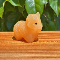Crystal Highland Cattle Carving