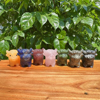 Crystal Highland Cattle Carving