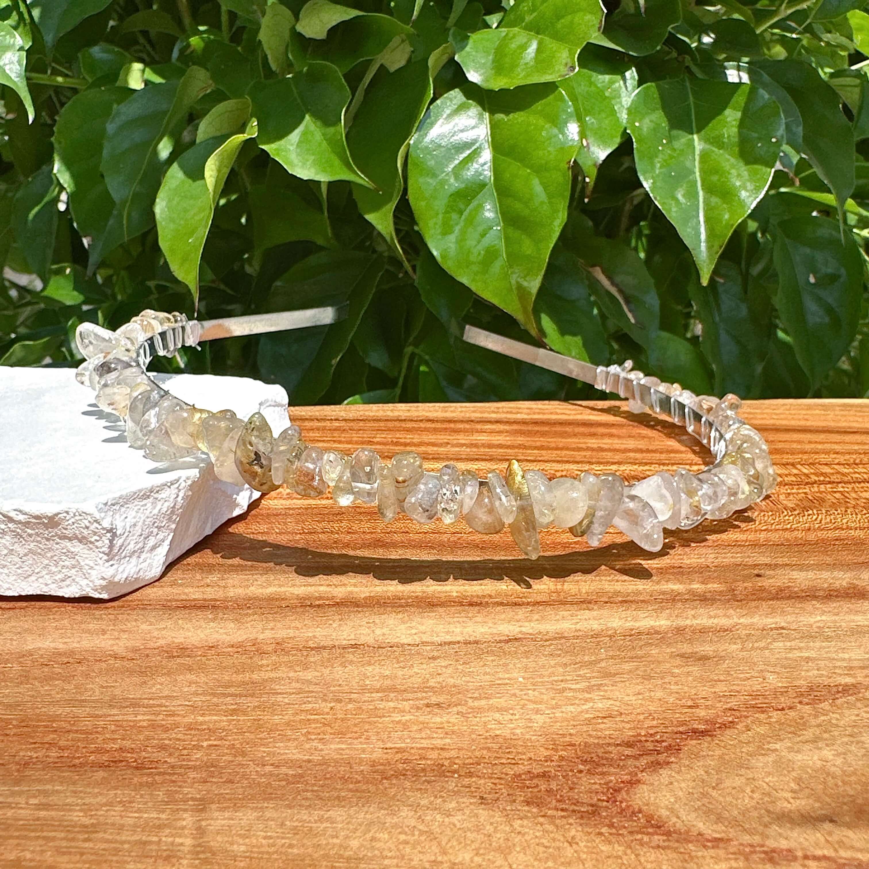 Crystal Gravel Headband