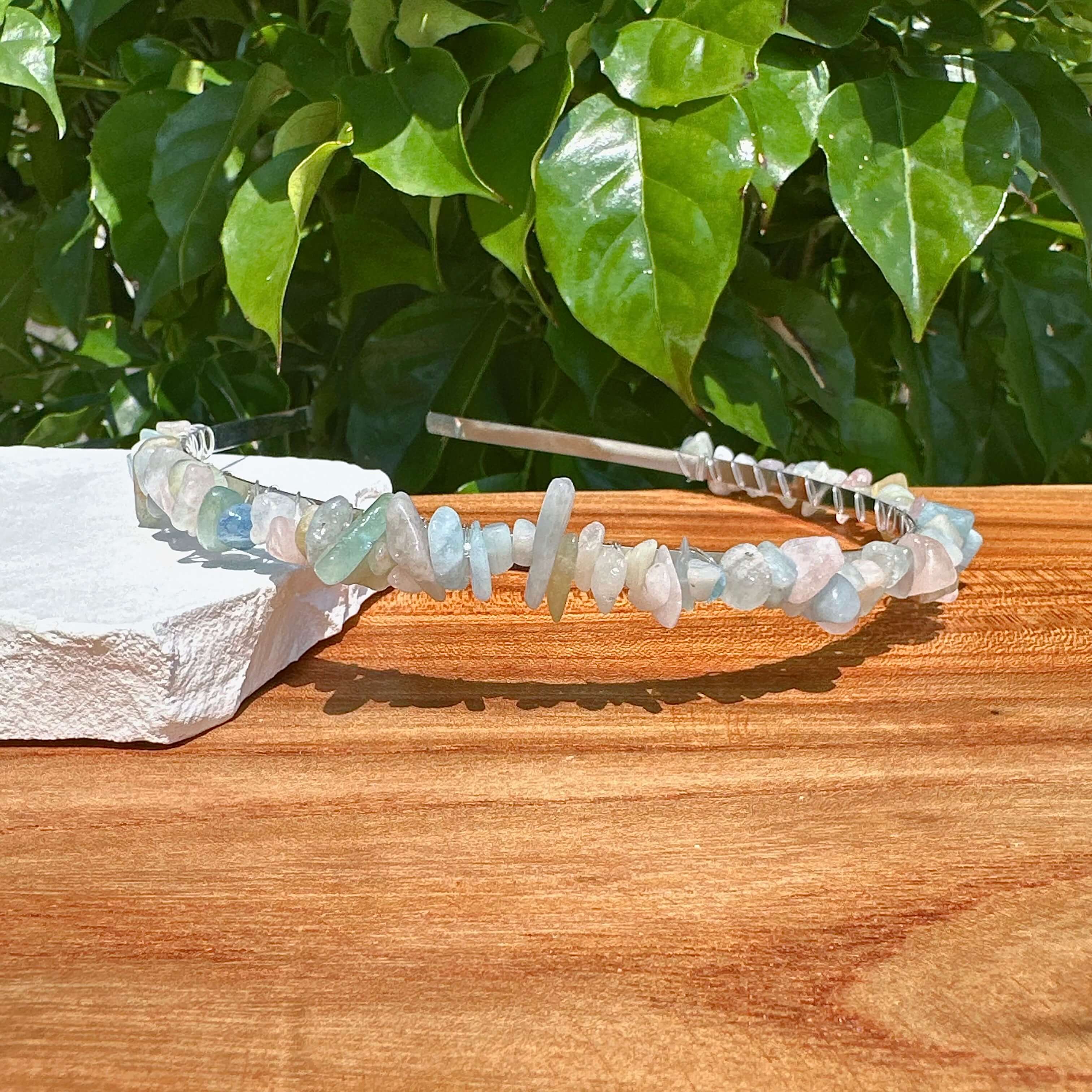 Crystal Gravel Headband