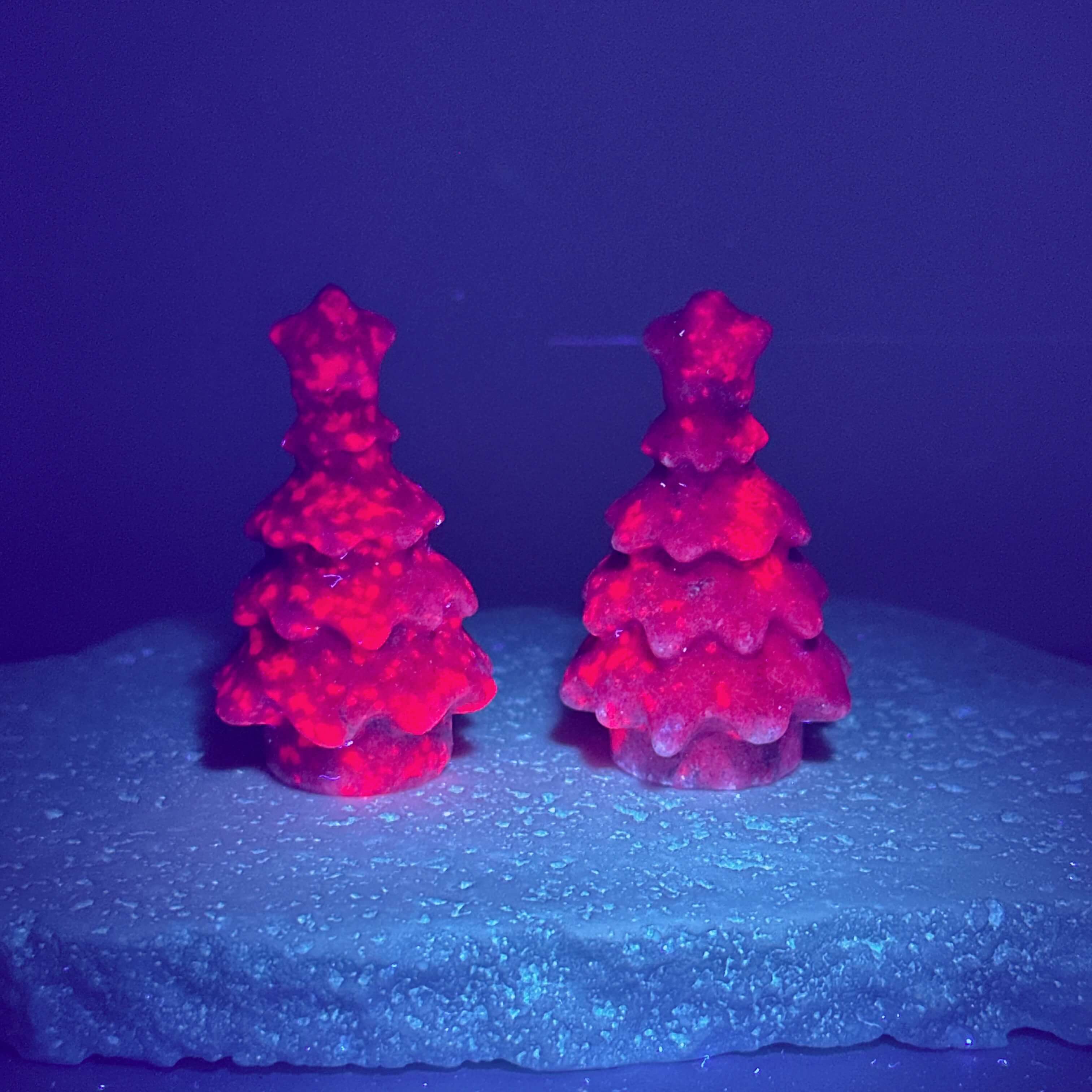 Ruby In Kyanite Christmas Tree Carving