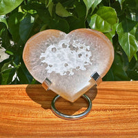 Druzy Agate Heart