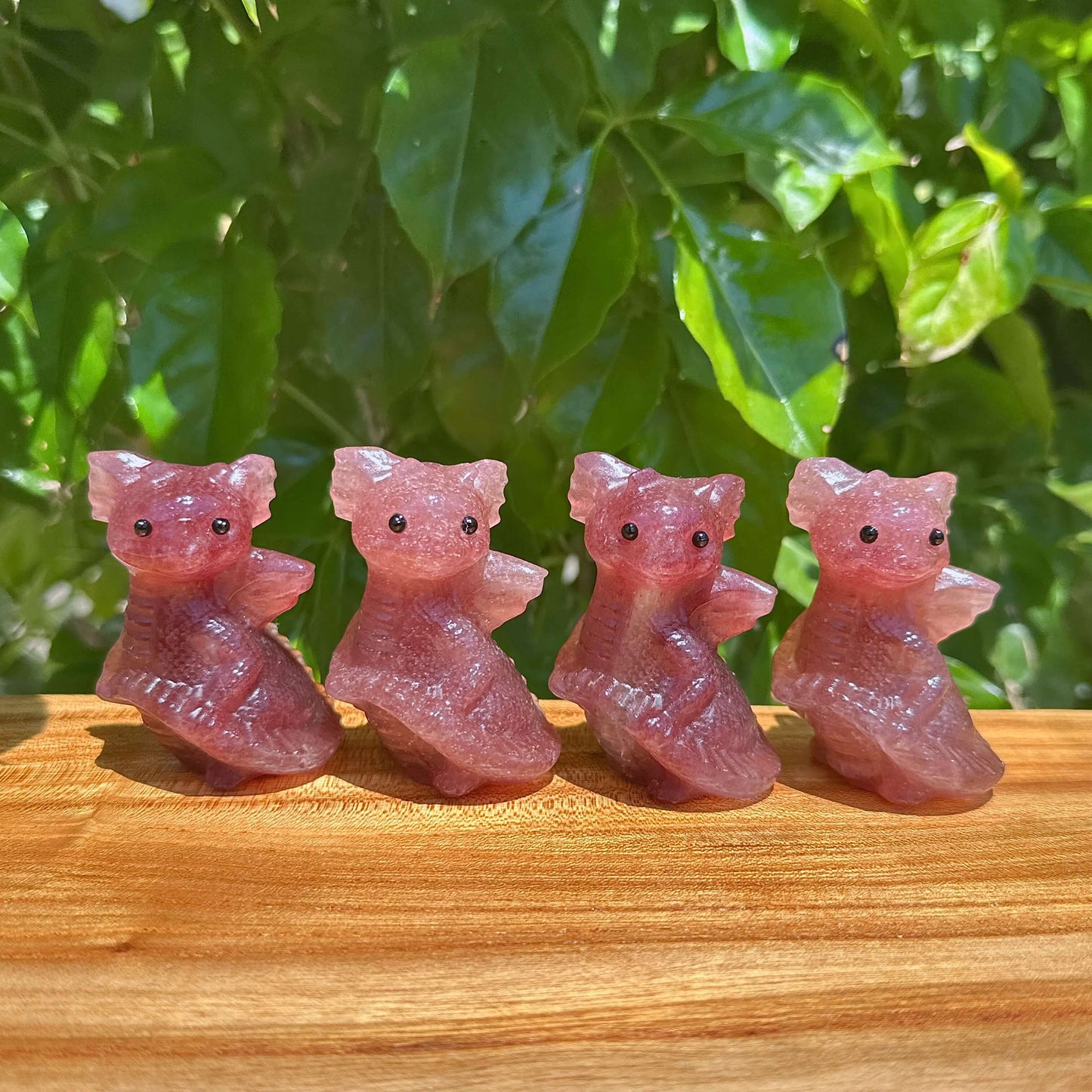 Strawberry Quartz Flying Dragon