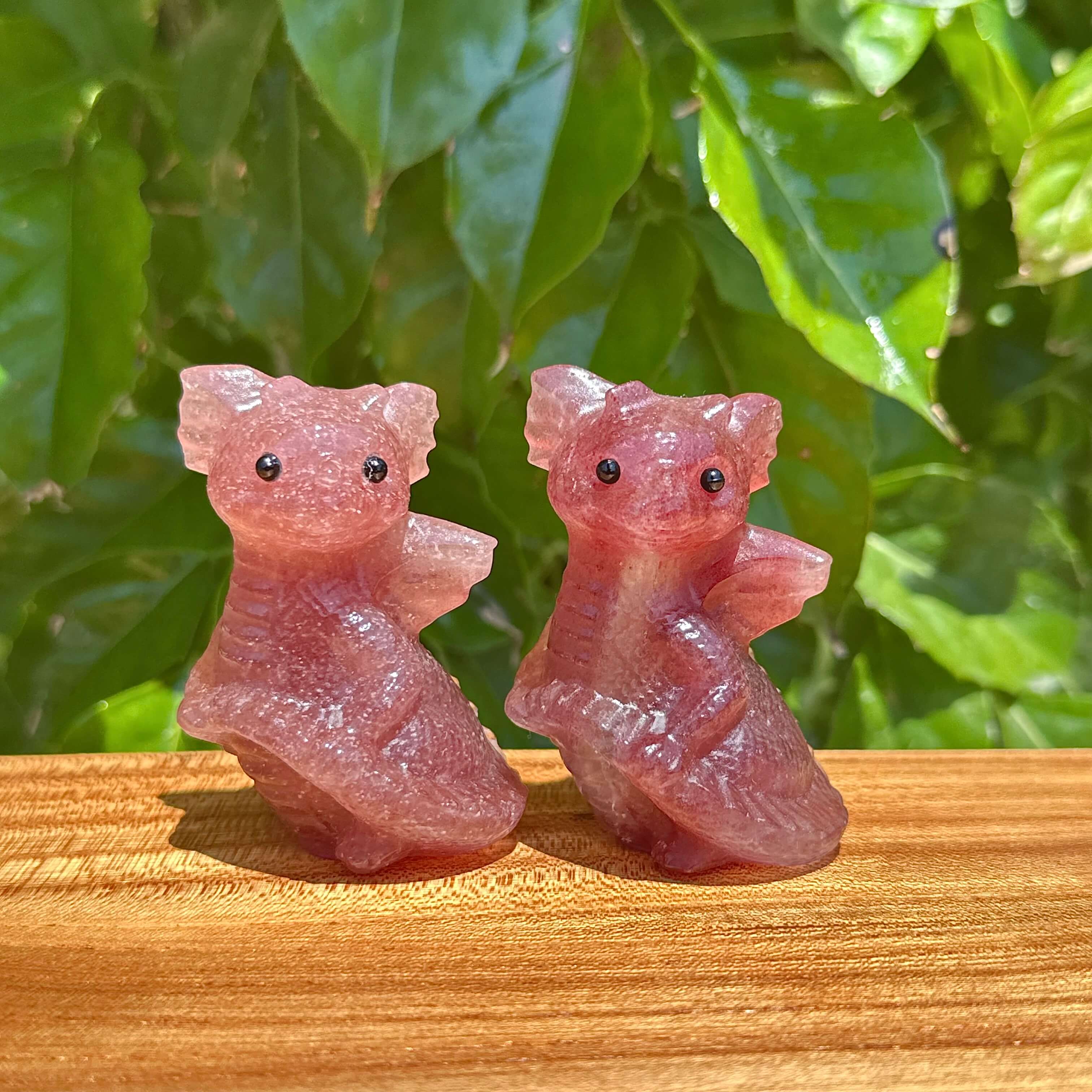 Strawberry Quartz Flying Dragon