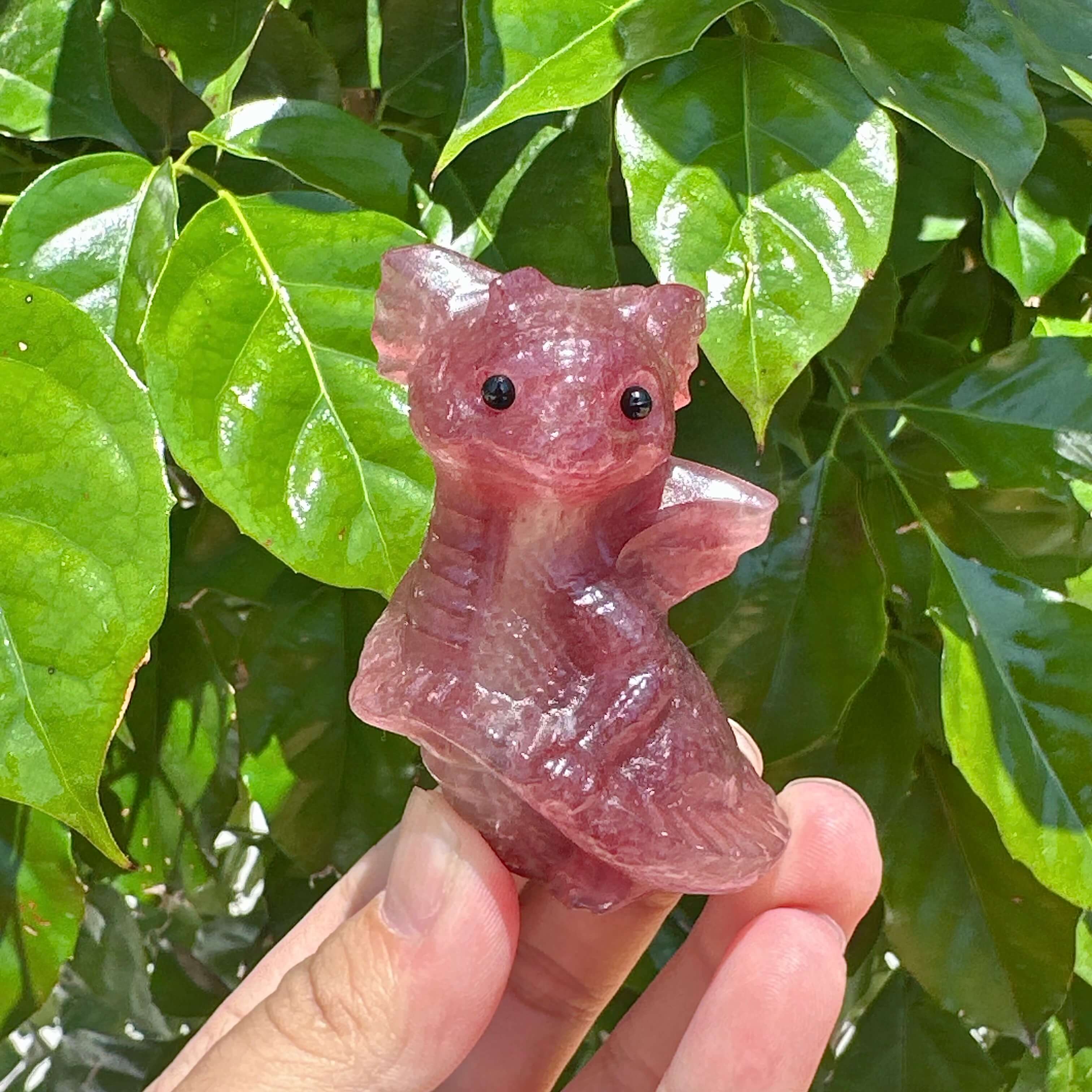 Strawberry Quartz Flying Dragon